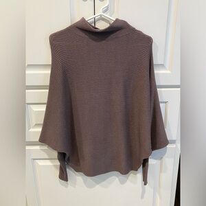 Philosophy size small taupe sweater with dolman sleeves